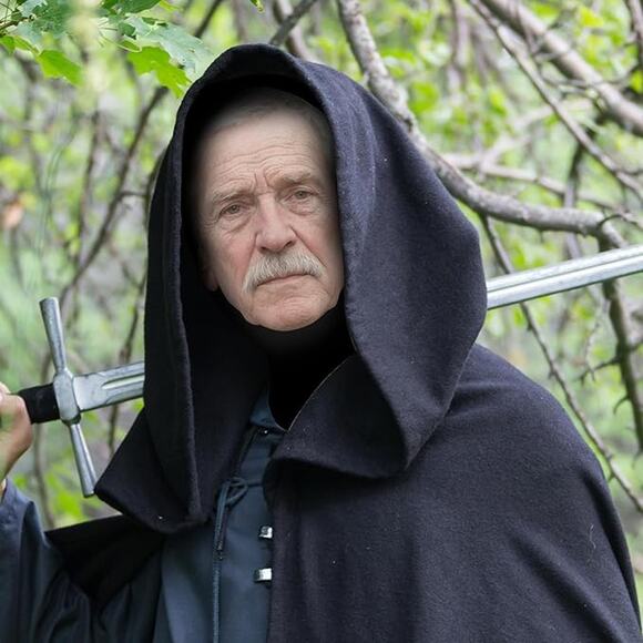 Old Man Mask Adult Spandex Headscarf Funny Costume Party Dress Up Face Veil - Picture 2 of 7